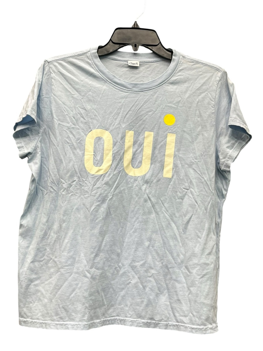 Clare V | classic tee Oui light‎ blue L - Picture 2 of 6